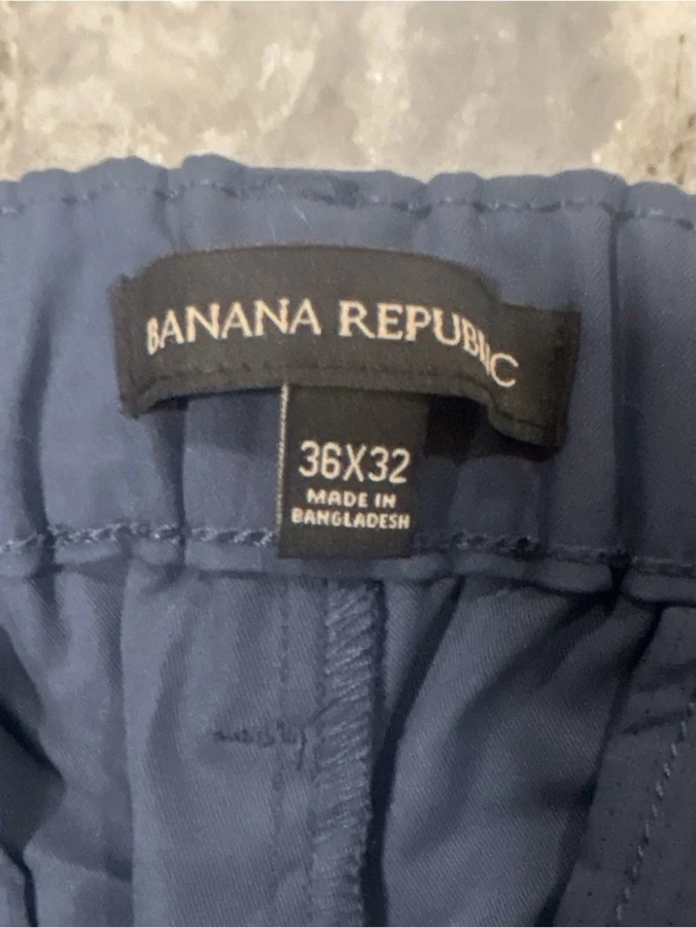 Banana Republic Men's Navy Straight Dress Pants